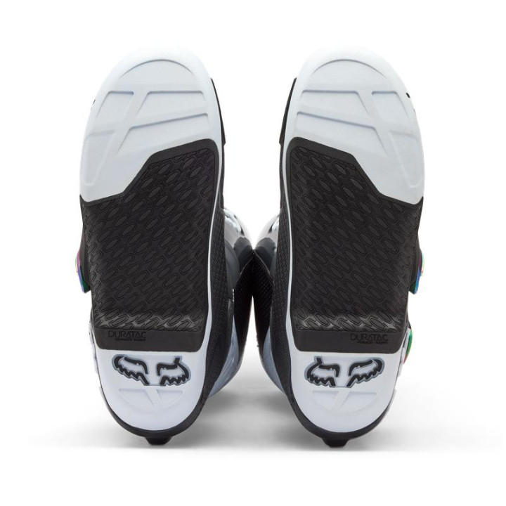 Bottes FOX motion noir/gris/blanc | Oxmoto