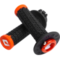 Poignée ODI nomad lock-on noir/orange d3o | Oxmoto