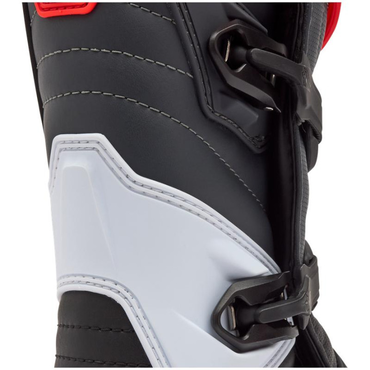 Bottes FOX comp blanc/rouge | Oxmoto