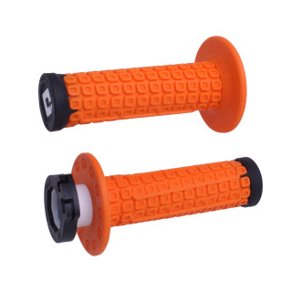 Poignée ODI nomad lock-on orange/noir d3o | Oxmoto
