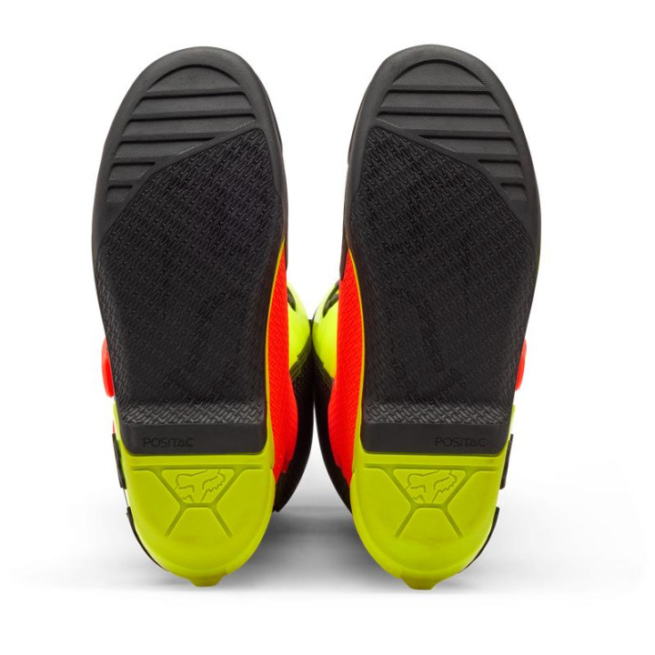 Bottes FOX comp orange/jaune | Oxmoto