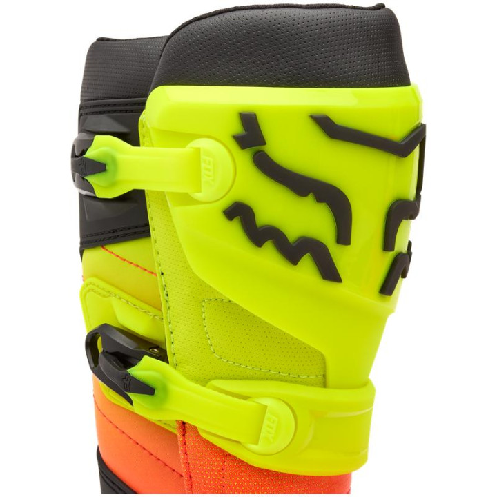 Bottes FOX comp orange/jaune | Oxmoto