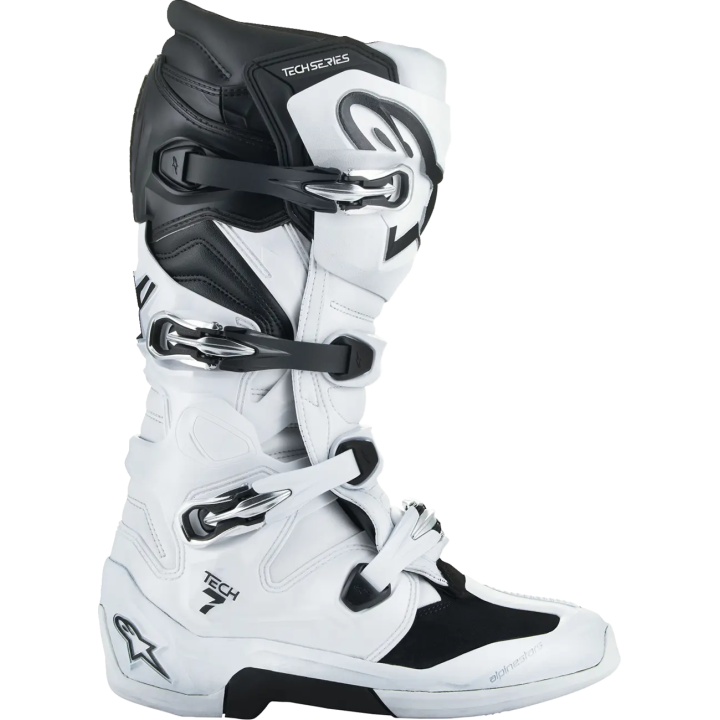 Bottes Alpinestars tech 7 blanc | Oxmoto