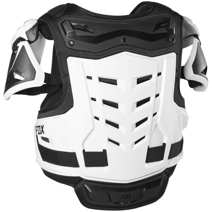 Pare-pierre FOX raptor blanc/noir | Oxmoto