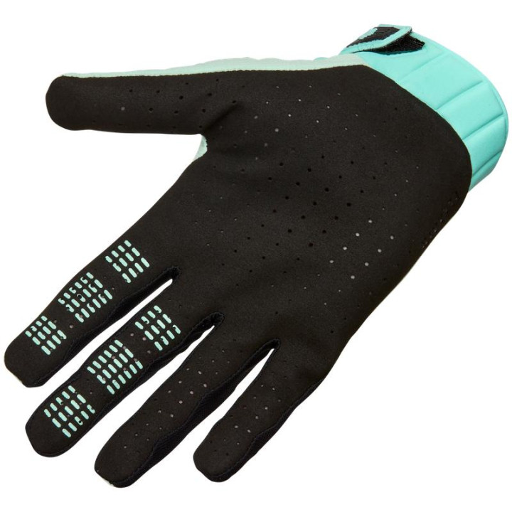 Gants FOX flexair turquoise | Oxmoto