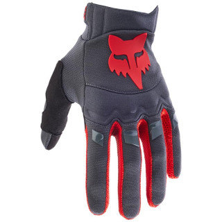 Gants FOX dirtpaw gris/rouge - homologué ce | Oxmoto