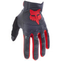 Gants FOX dirtpaw gris/rouge - homologué ce | Oxmoto