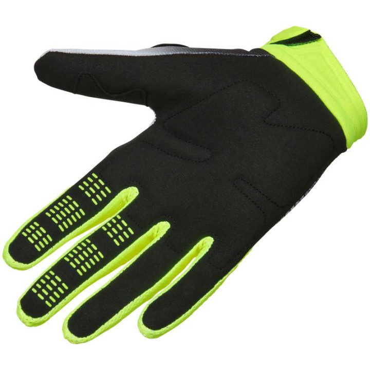 Gants FOX 180 collect gris/jaune | Oxmoto