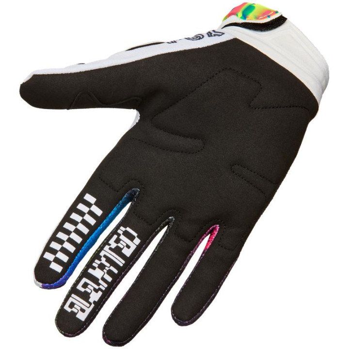 Gants FOX 180 image cosmo blanc/noir | Oxmoto