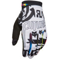 Gants FOX 180 image cosmo blanc/noir | Oxmoto