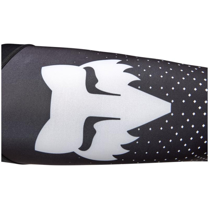 Chaussettes FOX flexair fracture kb blanc/noir | Oxmoto