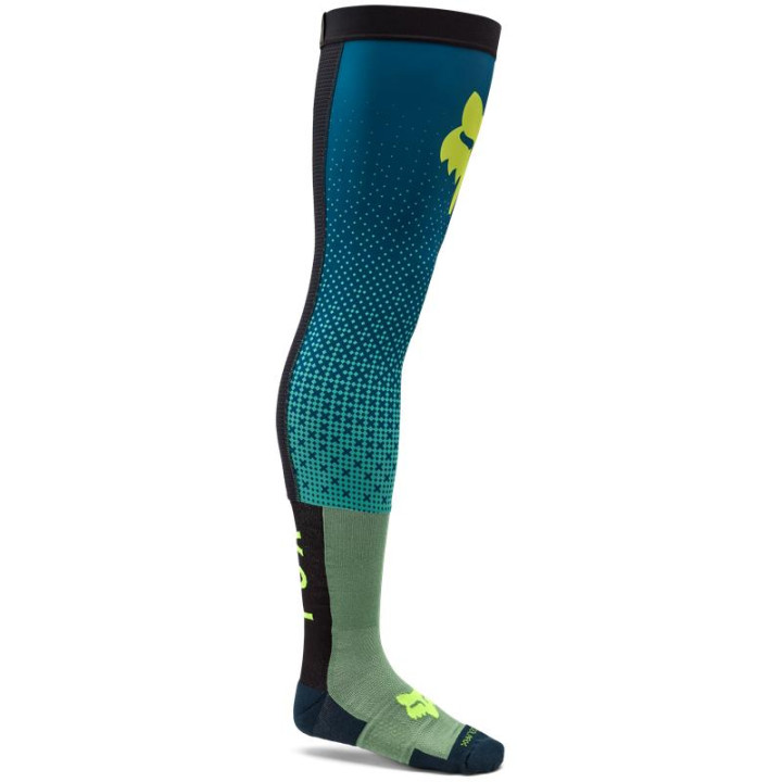 Chaussettes FOX flexair fracture kb spearmint | Oxmoto