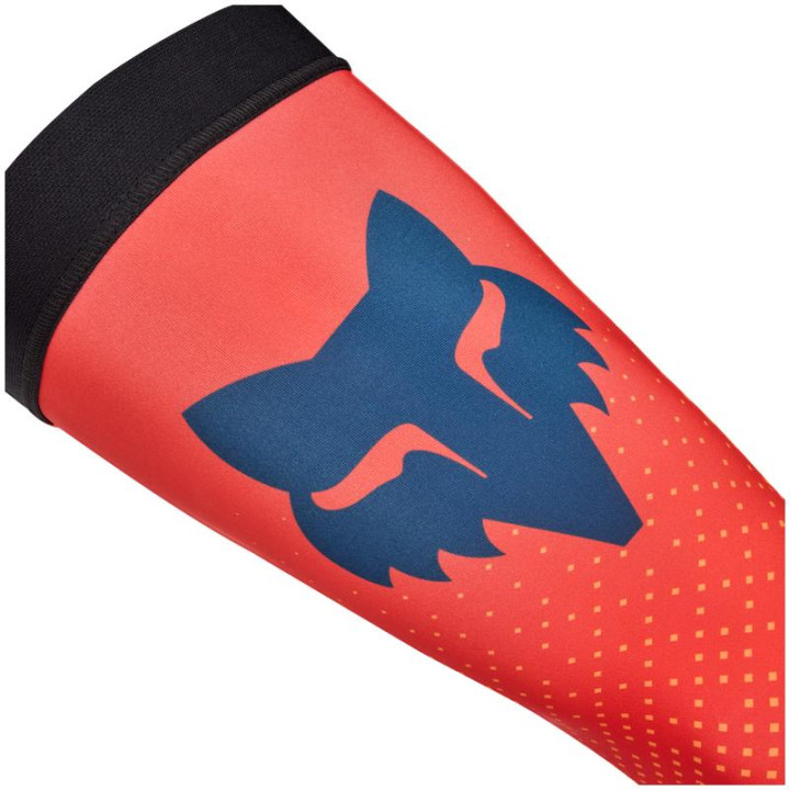 Chaussettes FOX flexair fracture kb tangerine | Oxmoto