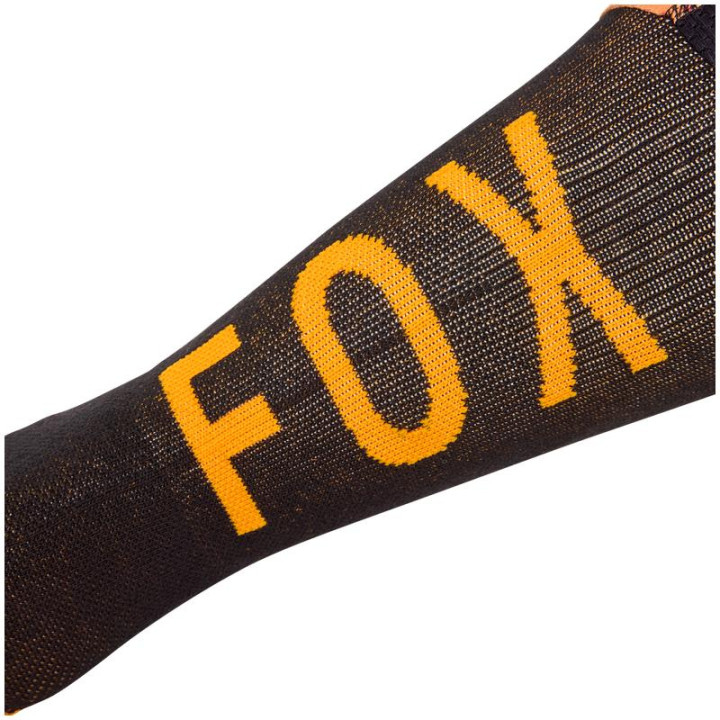 Chaussettes FOX flexair fracture kb tangerine | Oxmoto
