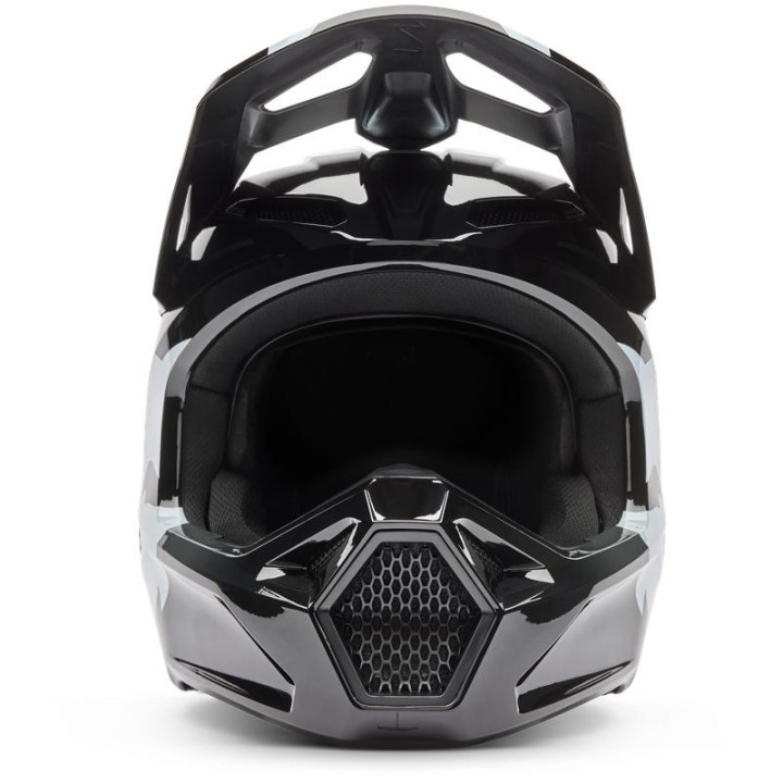 Casque enfant FOX v1 shield noir | Oxmoto