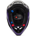 Casque enfant FOX v3 spire noir/violet | Oxmoto