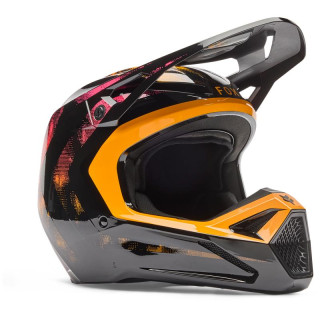 Casque enfant FOX v1 kairos tangerine | Oxmoto
