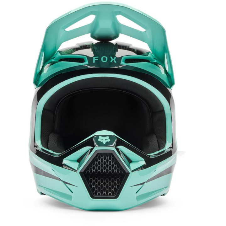 Casque enfant FOX v1 kairos turquoise | Oxmoto