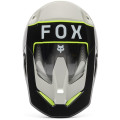 Casque enfant FOX v1 collect gris/jaune | Oxmoto