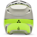 Casque enfant FOX v1 collect gris/jaune | Oxmoto