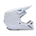 Casque enfant FOX v1 solid blanc mat | Oxmoto