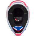 Casque enfant FOX v1 collect bleu/rose | Oxmoto