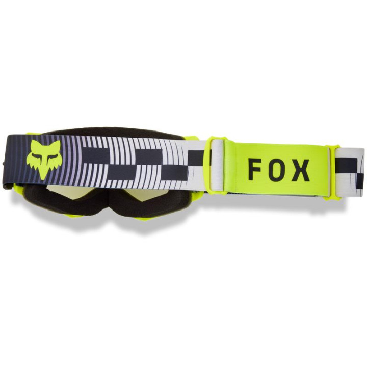 Lunettes enfant FOX main collect gris/jaune | Oxmoto
