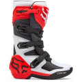 Bottes enfant FOX comp blanc/rouge | Oxmoto