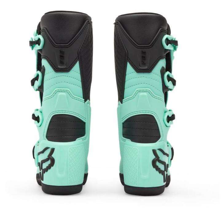 Bottes enfant FOX comp teal | Oxmoto