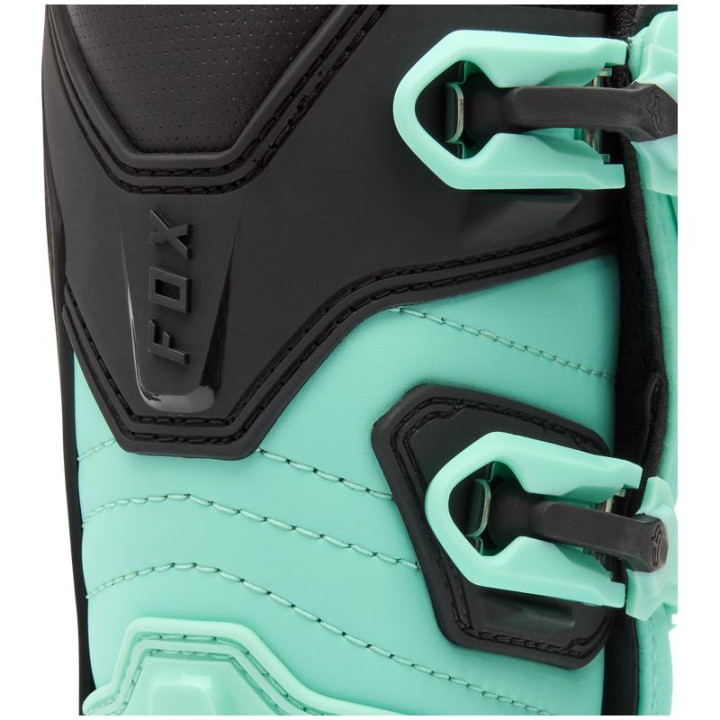 Bottes enfant FOX comp teal | Oxmoto