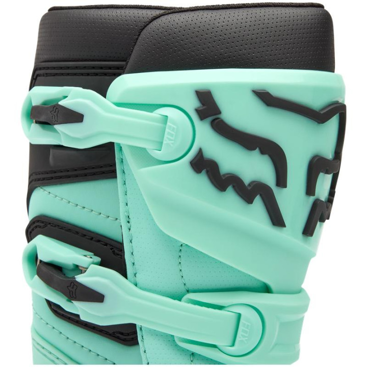 Bottes enfant FOX comp teal | Oxmoto