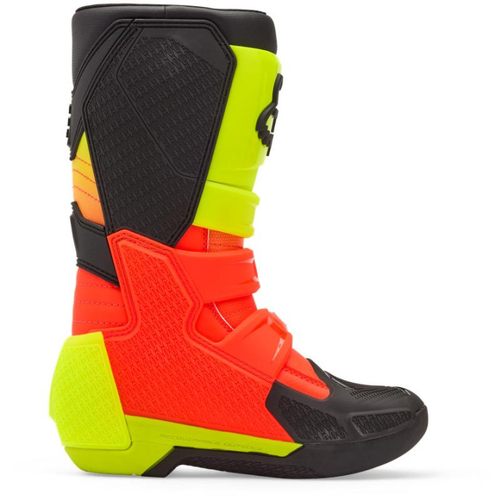 Bottes enfant FOX comp orange/jaune | Oxmoto