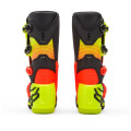 Bottes enfant FOX comp orange/jaune | Oxmoto