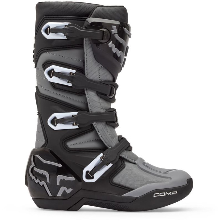 Bottes enfant FOX comp core noir/gris | Oxmoto