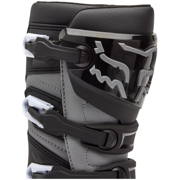 Bottes enfant FOX comp core noir/gris | Oxmoto