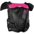 Pare-pierres enfant FOX r3 noir/rose | Oxmoto