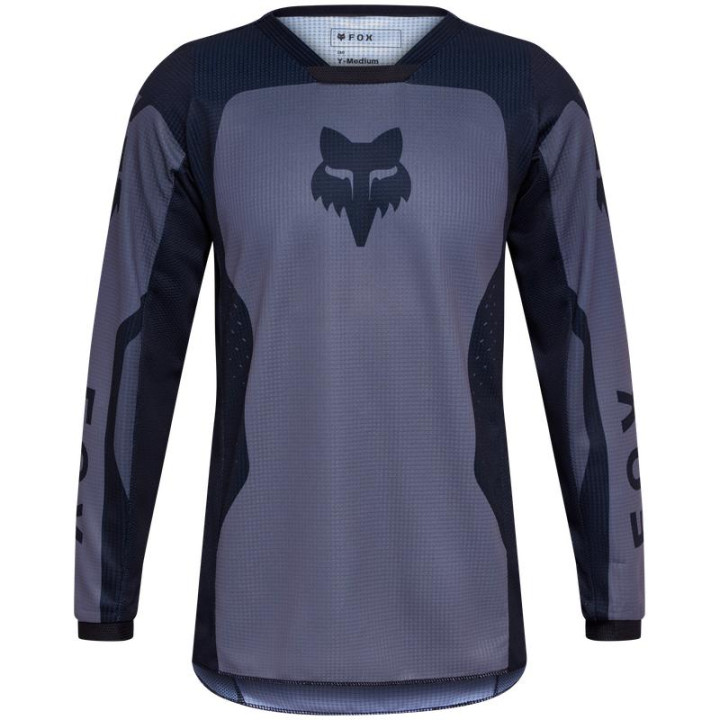 Maillot enfant FOX 180 shield noir | Oxmoto