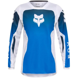 Maillot enfant FOX 180 shield bleu | Oxmoto