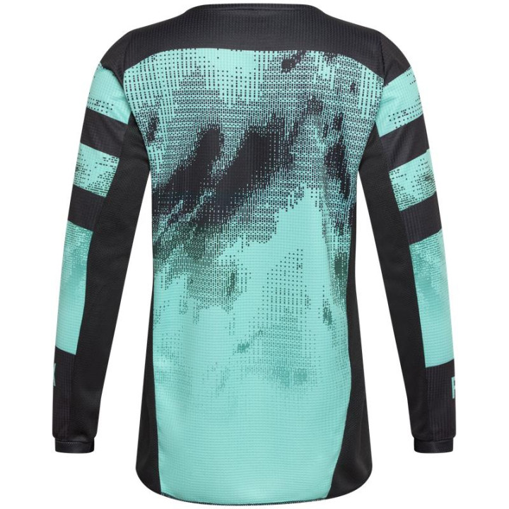 Maillot enfant FOX 180 kairos turquoise | Oxmoto