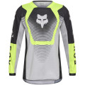 Maillot enfant FOX 180 collect gris/jaune | Oxmoto