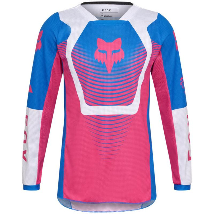 Maillot enfant FOX 180 collect bleu/rose | Oxmoto