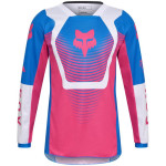 maillot enfant fox 180 collect bleu/rose