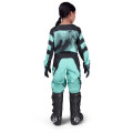 Maillot enfant FOX 180 kairos turquoise | Oxmoto
