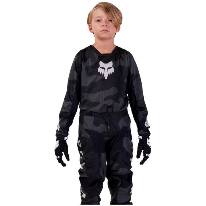 Maillot enfant FOX 180 bnkr noir | Oxmoto