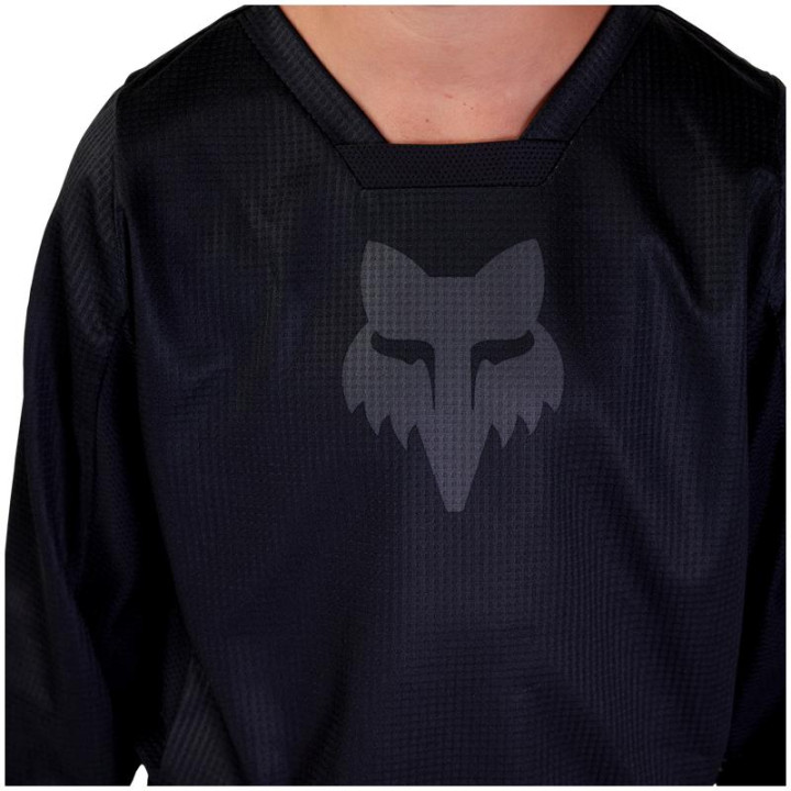 Maillot enfant FOX blackout noir/noir | Oxmoto