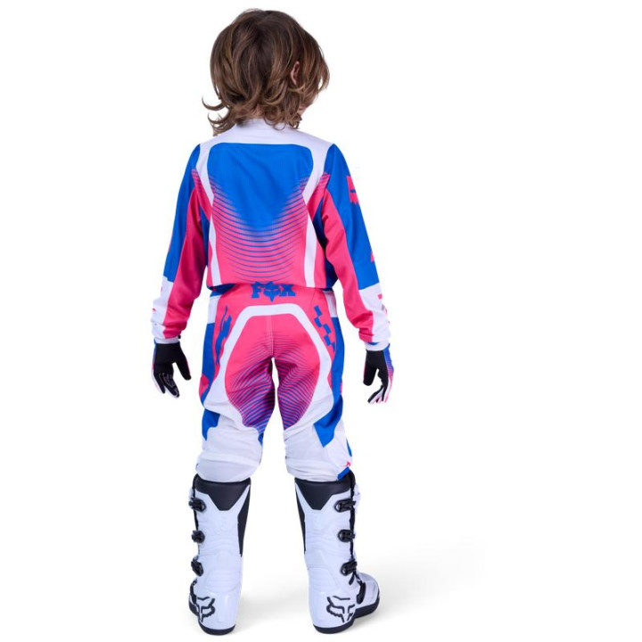 Maillot enfant FOX 180 collect bleu/rose | Oxmoto