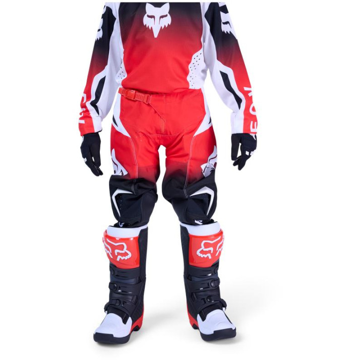 Pantalon enfant FOX 180 shield rouge | Oxmoto