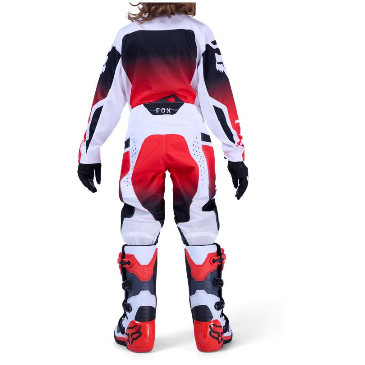 Pantalon enfant FOX 180 shield rouge | Oxmoto