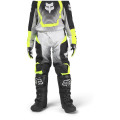 Pantalon enfant FOX 180 collect gris/jaune | Oxmoto