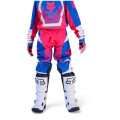 Pantalon enfant FOX 180 collect bleu/rose | Oxmoto